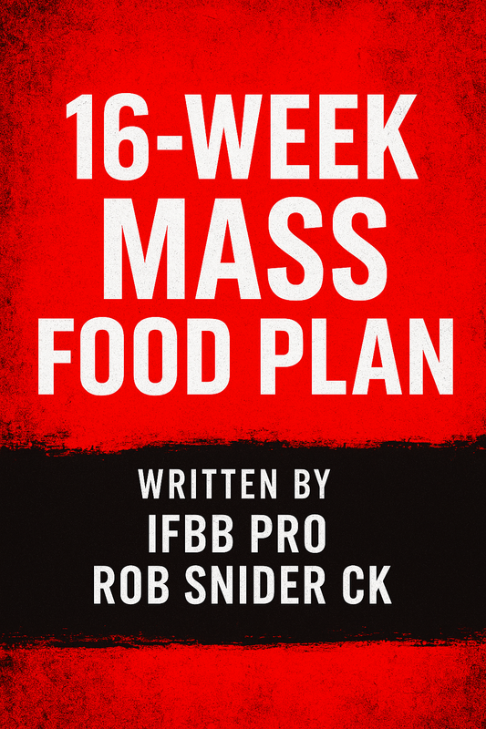 16-Week Hardcore Bodybuilding Mass Gaining Food Plan