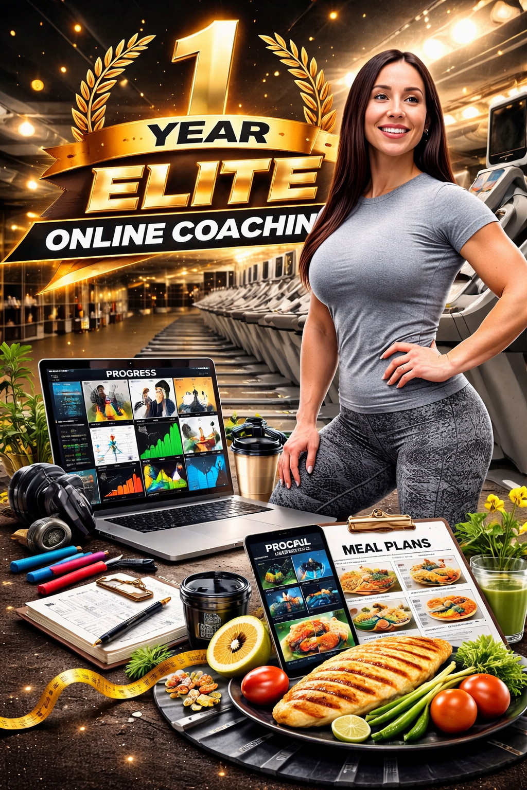 Elite 1 Year Online Coaching for Women With LINA BALICE