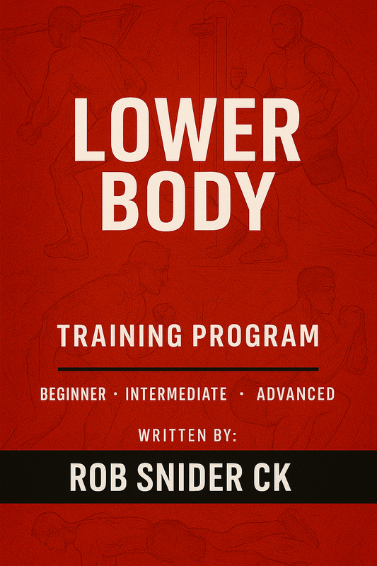 FULL LOWER BODY TRAINING PROGRESSION PLAN